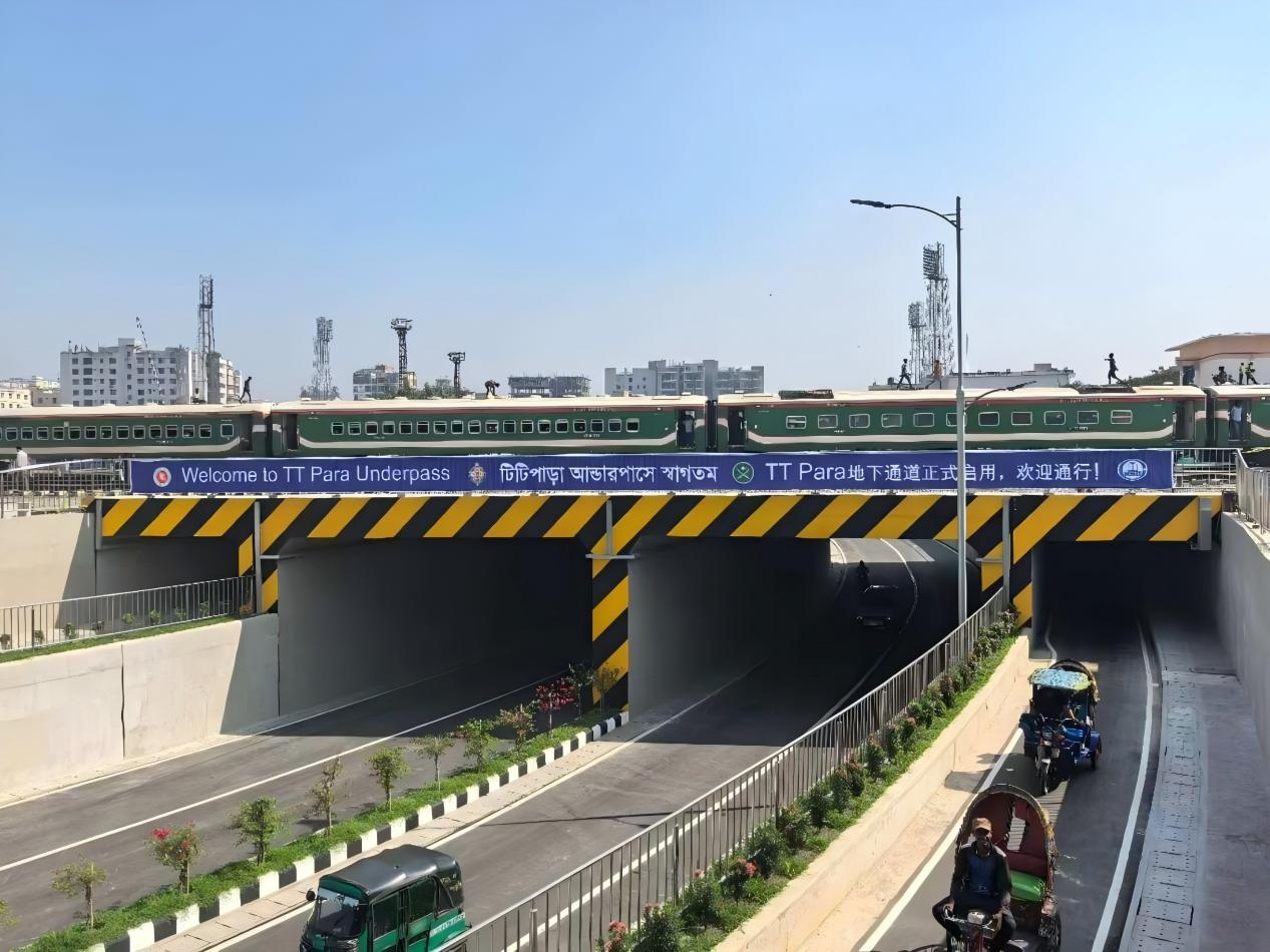 The TT Para Underpass of the Padma Bridge Rail Link in Bangladesh Is Completed and Put into Operation